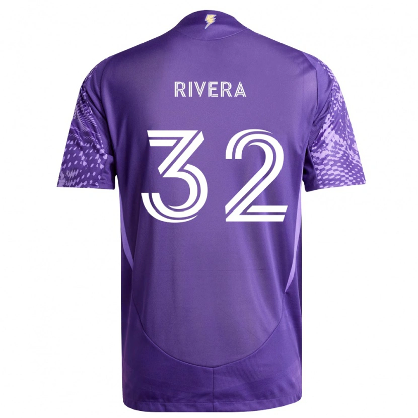 Danxen Mulher Camisola Wilfredo Rivera #32 Roxo Branco Principal 2026/27 Camisa Brasil