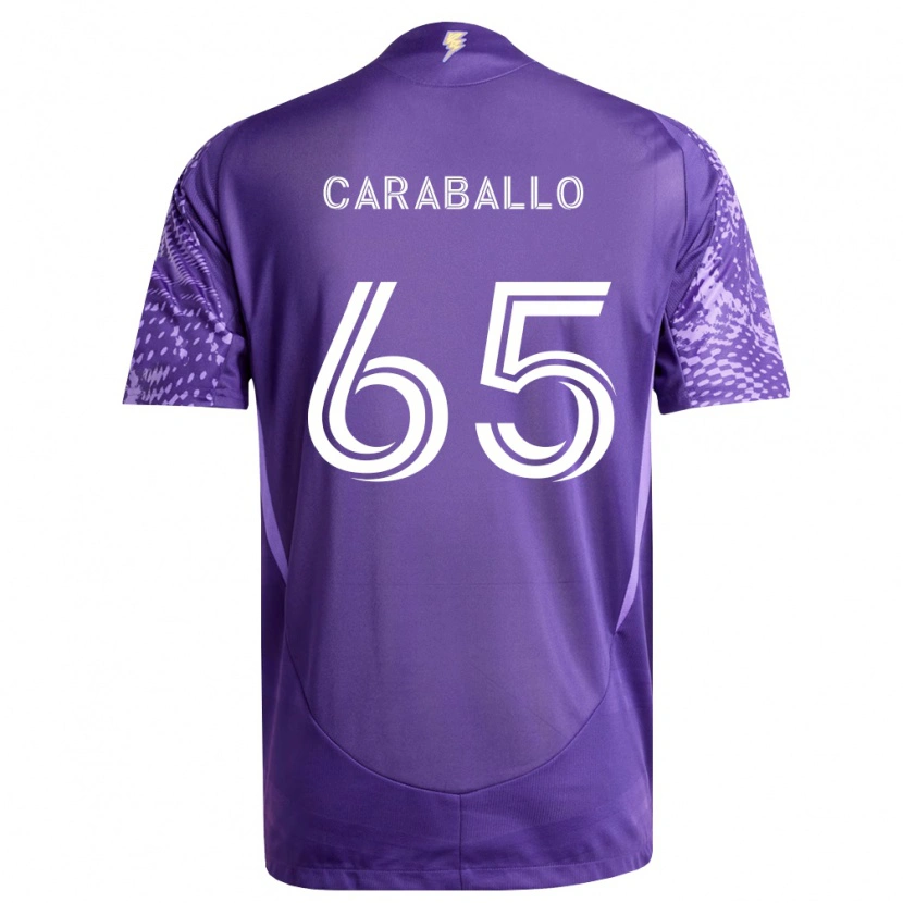 Danxen Mulher Camisola Gustavo Caraballo #65 Roxo Branco Principal 2026/27 Camisa Brasil