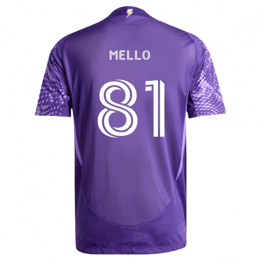 Danxen Mulher Camisola Murillo Mello #81 Roxo Branco Principal 2026/27 Camisa Brasil