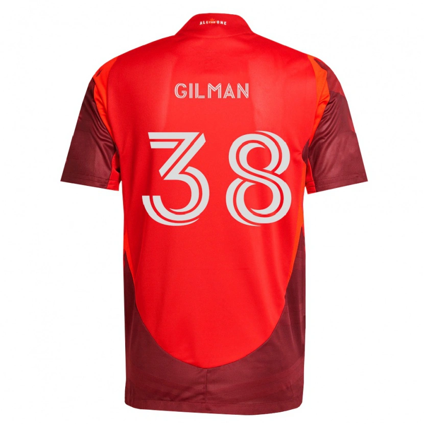 Danxen Mulher Camisola Jackson Gilman #38 Borgonha Vermelho Principal 2026/27 Camisa Brasil