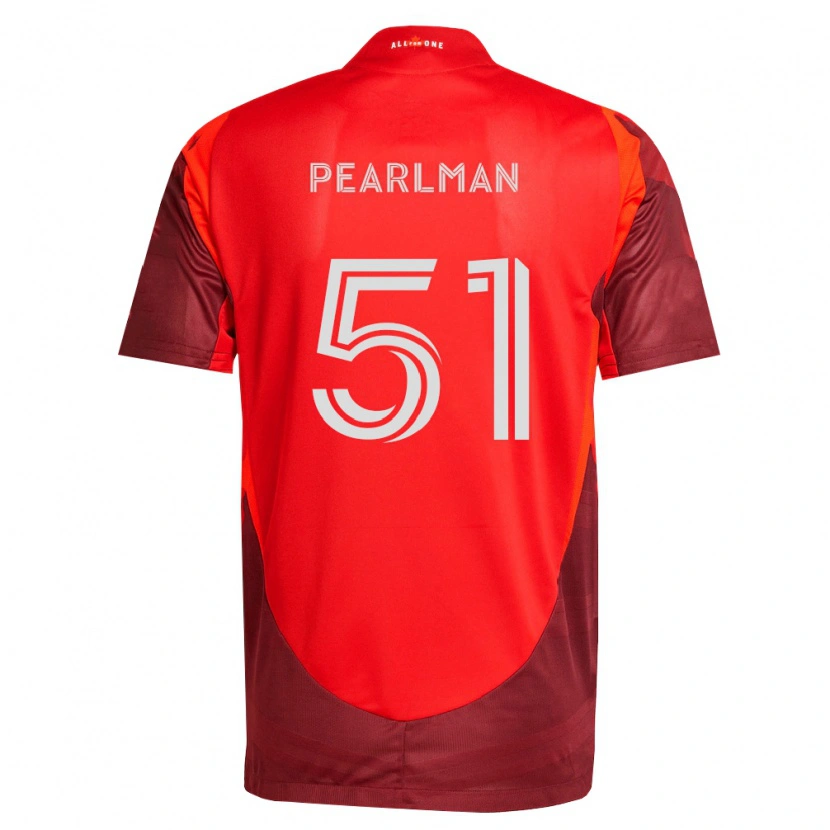 Danxen Mulher Camisola Adam Pearlman #51 Borgonha Vermelho Principal 2026/27 Camisa Brasil