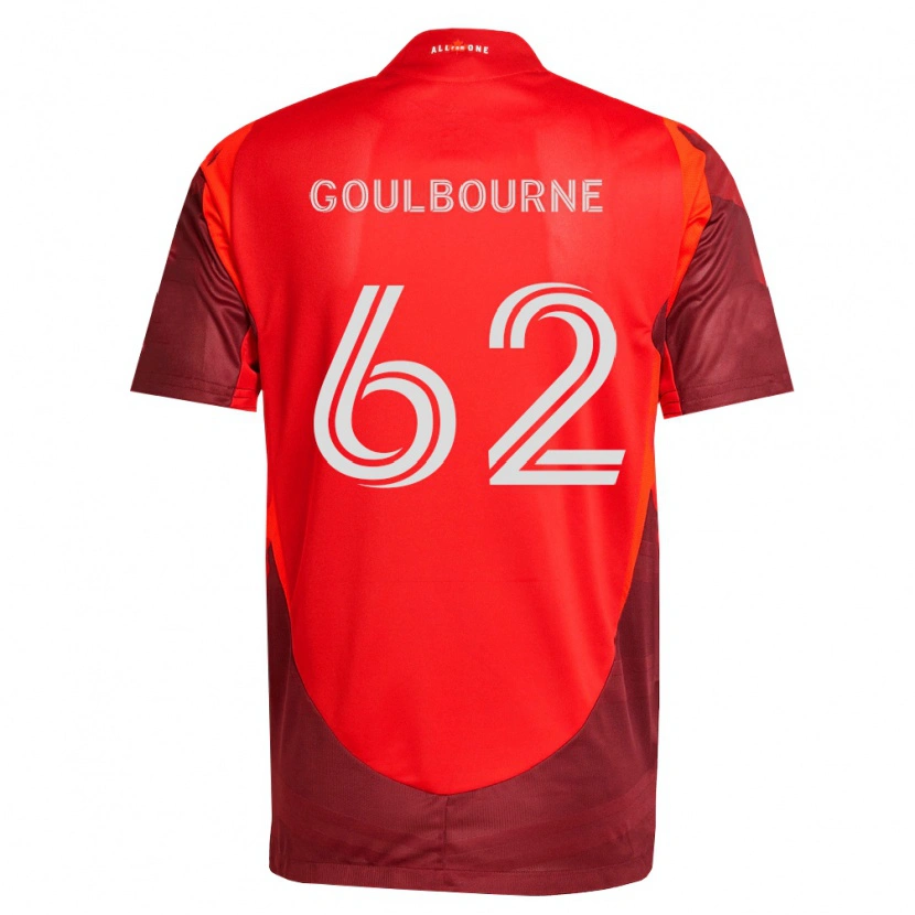 Danxen Mulher Camisola Rohan Goulbourne #62 Borgonha Vermelho Principal 2026/27 Camisa Brasil