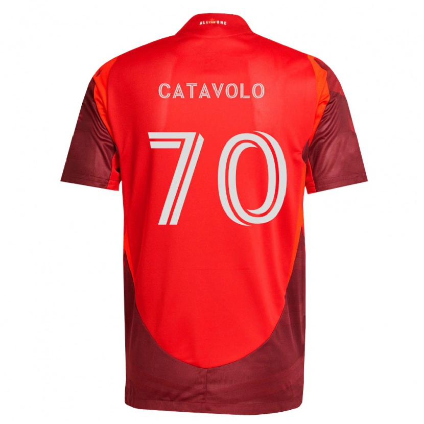 Danxen Mulher Camisola Matthew Catavolo #70 Borgonha Vermelho Principal 2026/27 Camisa Brasil