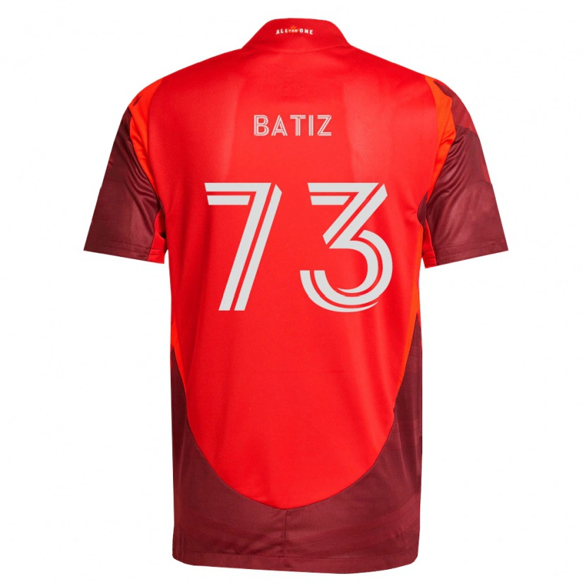 Danxen Mulher Camisola Jesus Batiz #73 Borgonha Vermelho Principal 2026/27 Camisa Brasil