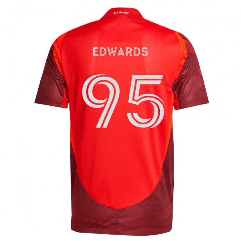 Danxen Mulher Camisola Nathaniel Edwards #95 Borgonha Vermelho Principal 2026/27 Camisa Brasil