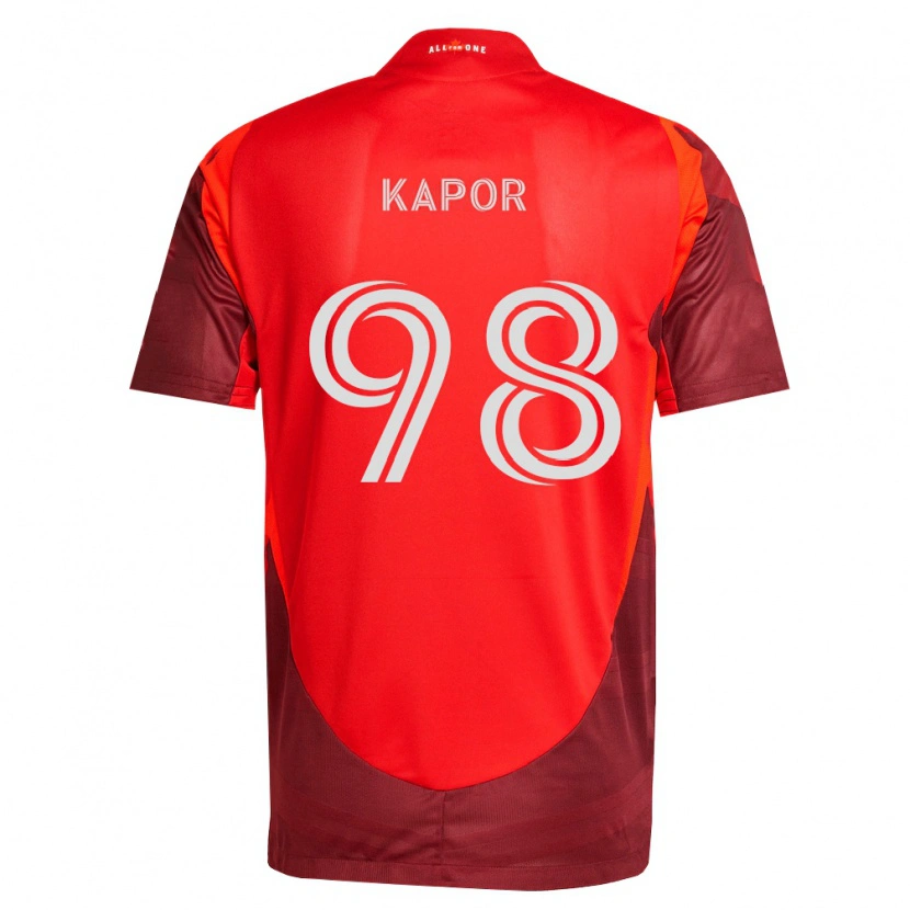 Danxen Mulher Camisola Stefan Kapor #98 Borgonha Vermelho Principal 2026/27 Camisa Brasil