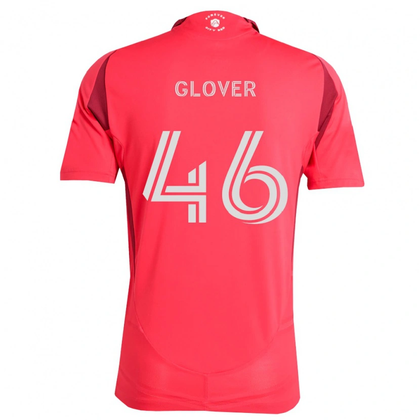 Danxen Mulher Camisola Caden Glover #46 Magenta Branco Principal 2026/27 Camisa Brasil
