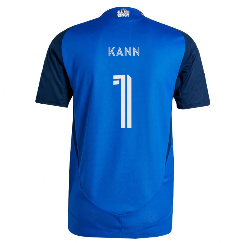 Danxen Mulher Camisola Alec Kann #1 Azul Real Laranja Principal 2026/27 Camisa Brasil