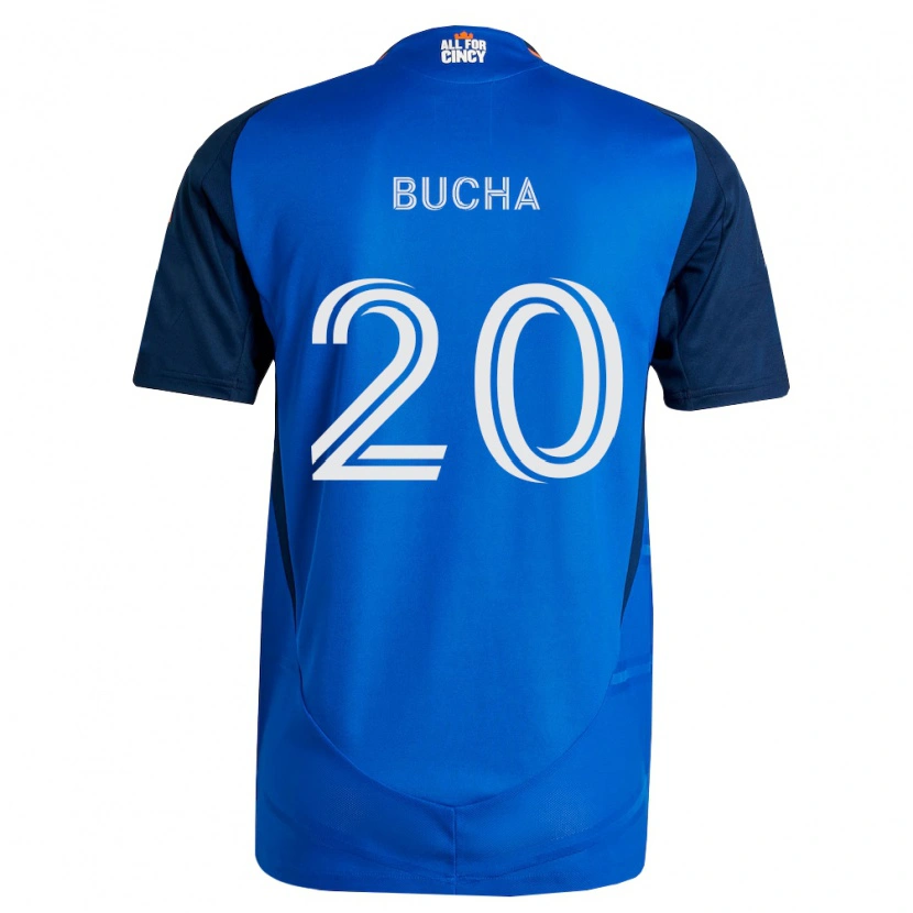 Danxen Mulher Camisola Pavel Bucha #20 Azul Real Laranja Principal 2026/27 Camisa Brasil