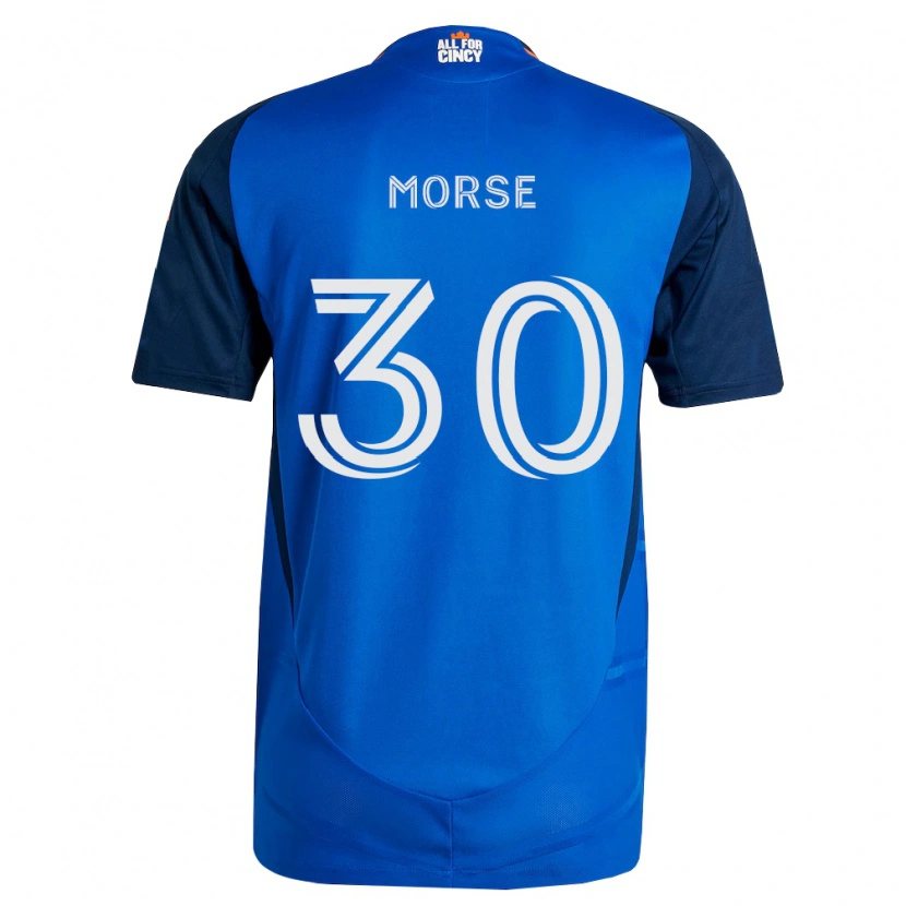 Danxen Mulher Camisola Hunter Morse #30 Azul Real Laranja Principal 2026/27 Camisa Brasil
