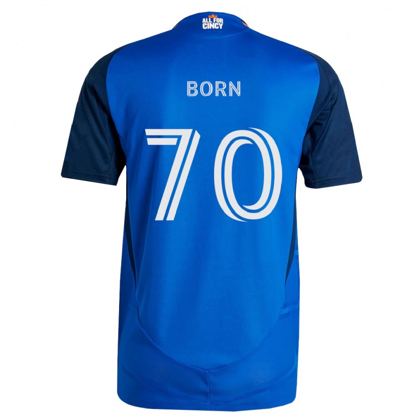 Danxen Mulher Camisola Landon Born #70 Azul Real Laranja Principal 2026/27 Camisa Brasil