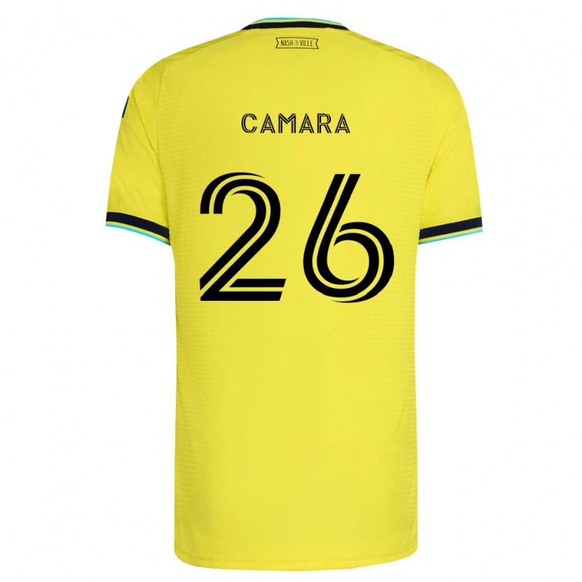 Danxen Mulher Camisola Famara Camara #26 Amarelo Brilhante Azul Marinho Principal 2026/27 Camisa Brasil