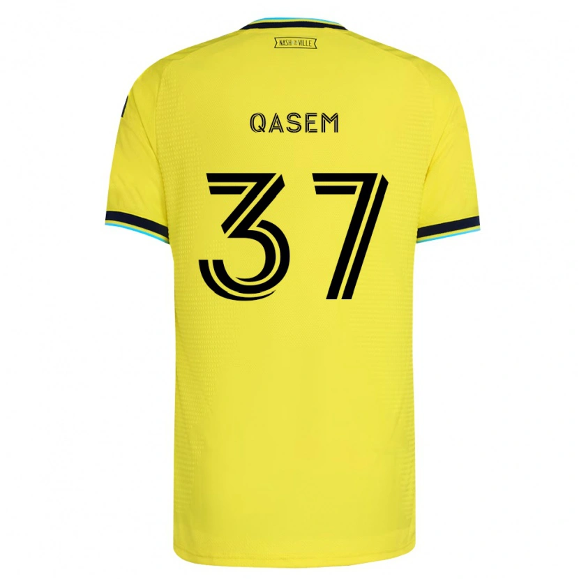 Danxen Mulher Camisola Ahmed Qasem #37 Amarelo Brilhante Azul Marinho Principal 2026/27 Camisa Brasil