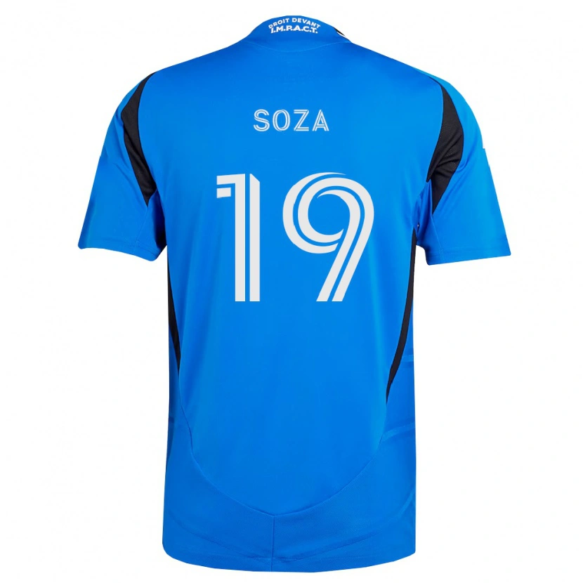 Danxen Mulher Camisola Joel Soza #19 Azul Branco Preto Principal 2026/27 Camisa Brasil