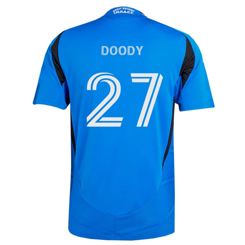 Danxen Mulher Camisola Grayson Doody #27 Azul Branco Preto Principal 2026/27 Camisa Brasil
