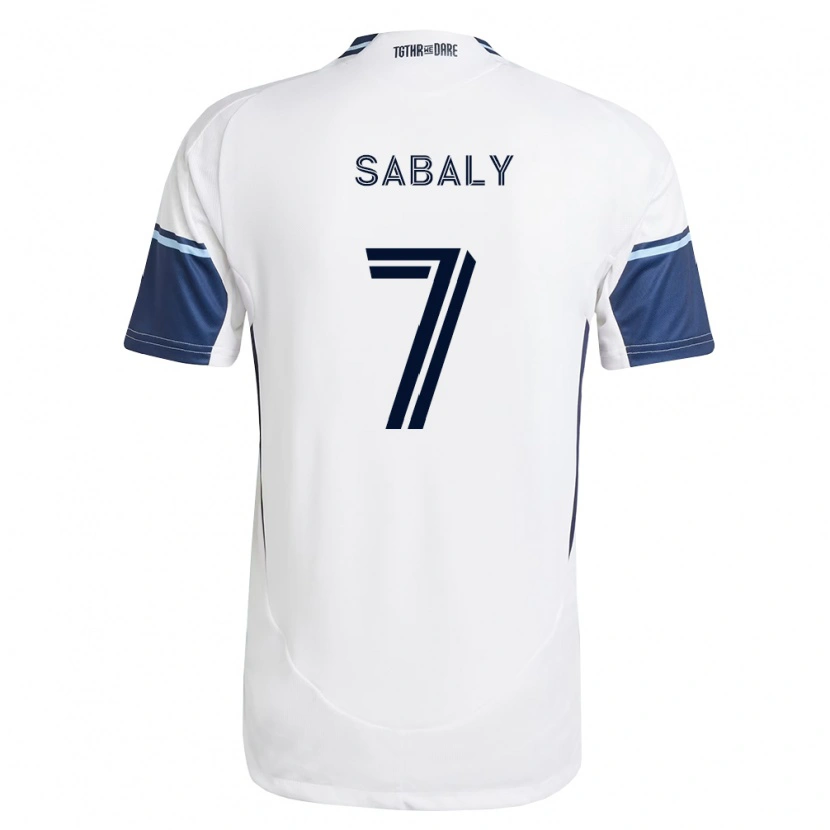 Danxen Mulher Camisola Cheikh Sabaly #7 Branco Azul Real Principal 2026/27 Camisa Brasil