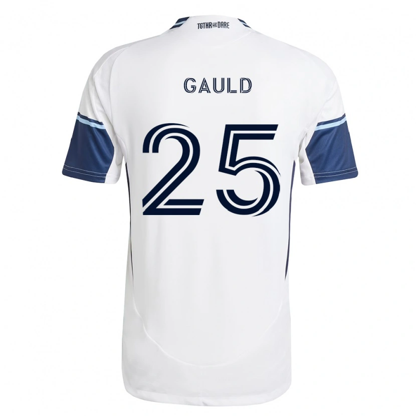 Danxen Mulher Camisola Ryan Gauld #25 Branco Azul Real Principal 2026/27 Camisa Brasil