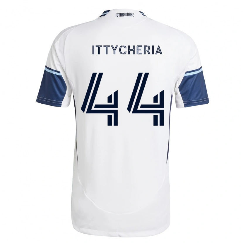 Danxen Mulher Camisola Daniel Ittycheria #44 Branco Azul Real Principal 2026/27 Camisa Brasil