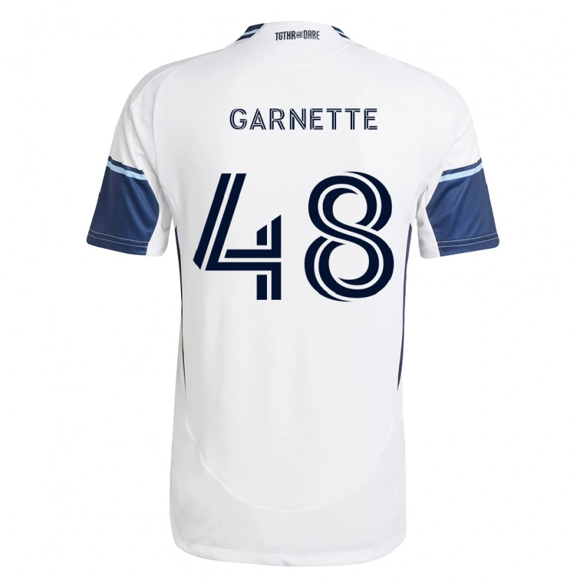 Danxen Mulher Camisola Micaah Garnette #48 Branco Azul Real Principal 2026/27 Camisa Brasil