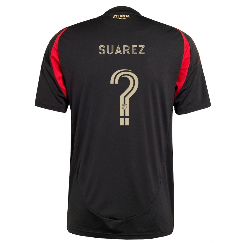 Danxen Mulher Camisola Santiago Suarez #0 Preto Vermelho Principal 2026/27 Camisa Brasil