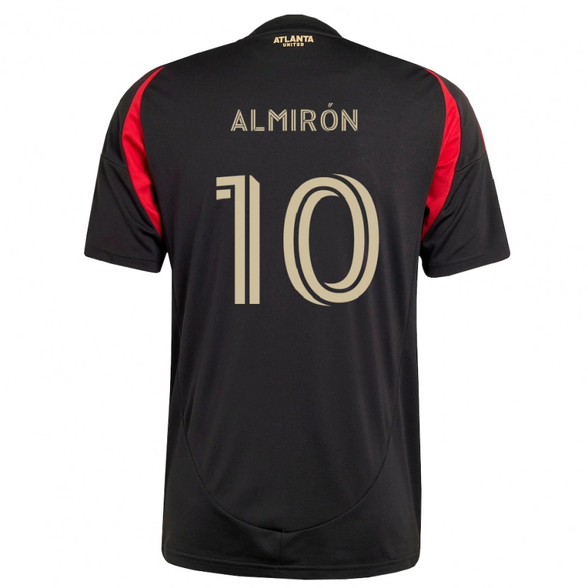 Danxen Mulher Camisola Miguel Almirón #10 Preto Vermelho Principal 2026/27 Camisa Brasil