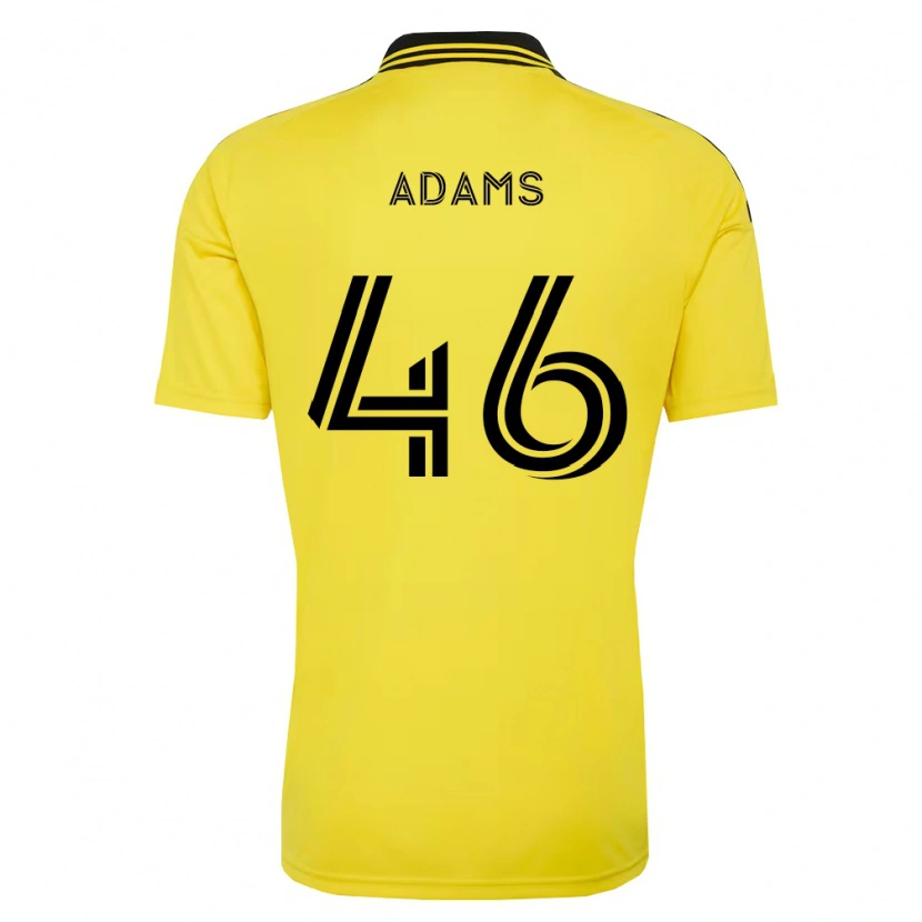 Danxen Mulher Camisola Chase Adams #46 Amarelo Preto Principal 2026/27 Camisa Brasil