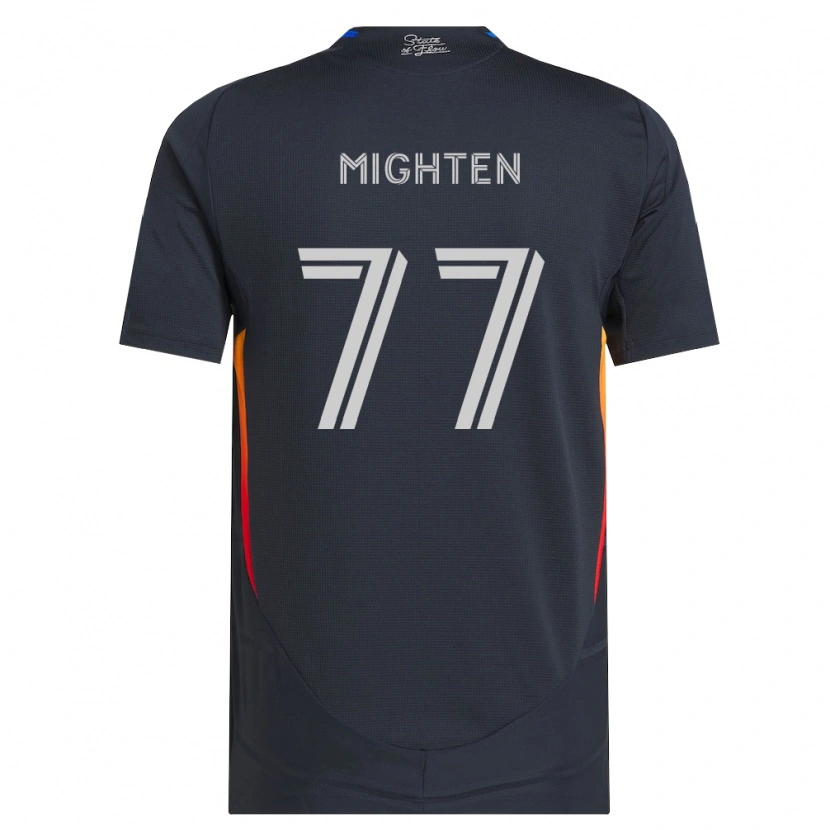 Danxen Mulher Camisola Alex Mighten #77 Cinza Escuro Vermelho Principal 2026/27 Camisa Brasil