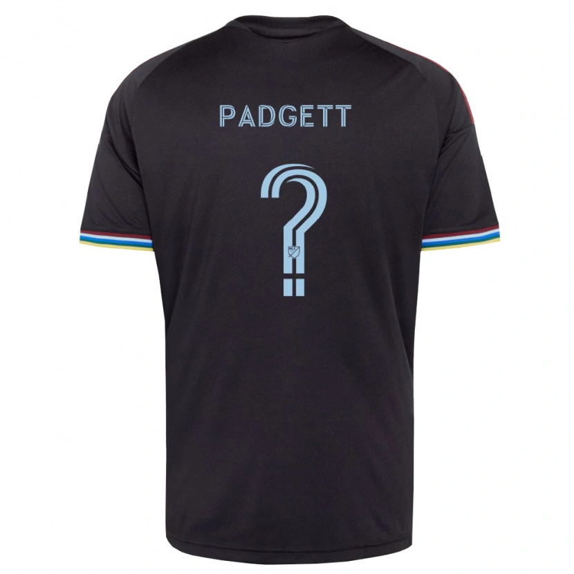 Danxen Mulher Camisola Jax Padgett #0 Preto Azul Celeste Principal 2026/27 Camisa Brasil