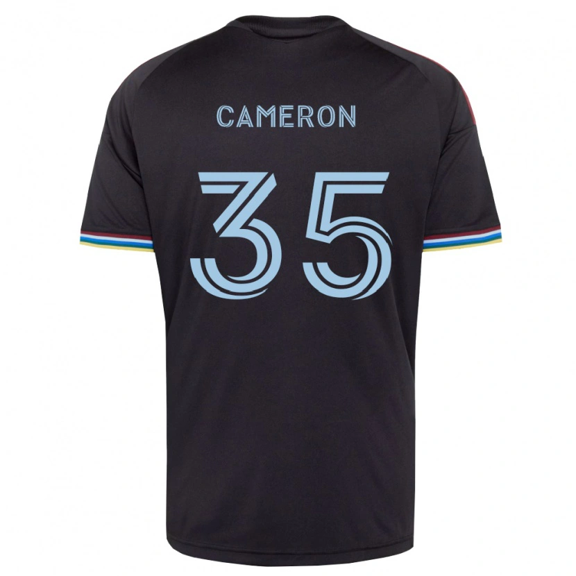Danxen Mulher Camisola James Cameron #35 Preto Azul Celeste Principal 2026/27 Camisa Brasil