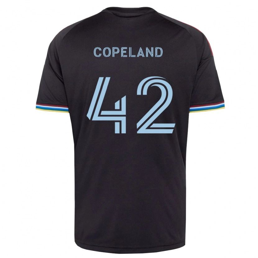 Danxen Mulher Camisola Josh Copeland #42 Preto Azul Celeste Principal 2026/27 Camisa Brasil