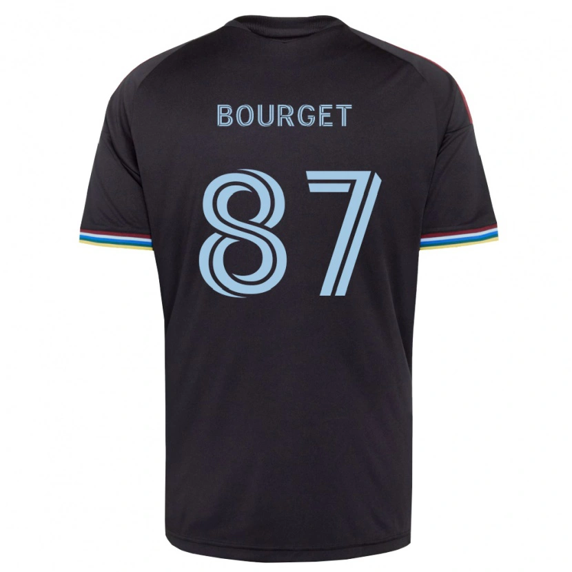 Danxen Mulher Camisola Sebastian Bourget #87 Preto Azul Celeste Principal 2026/27 Camisa Brasil