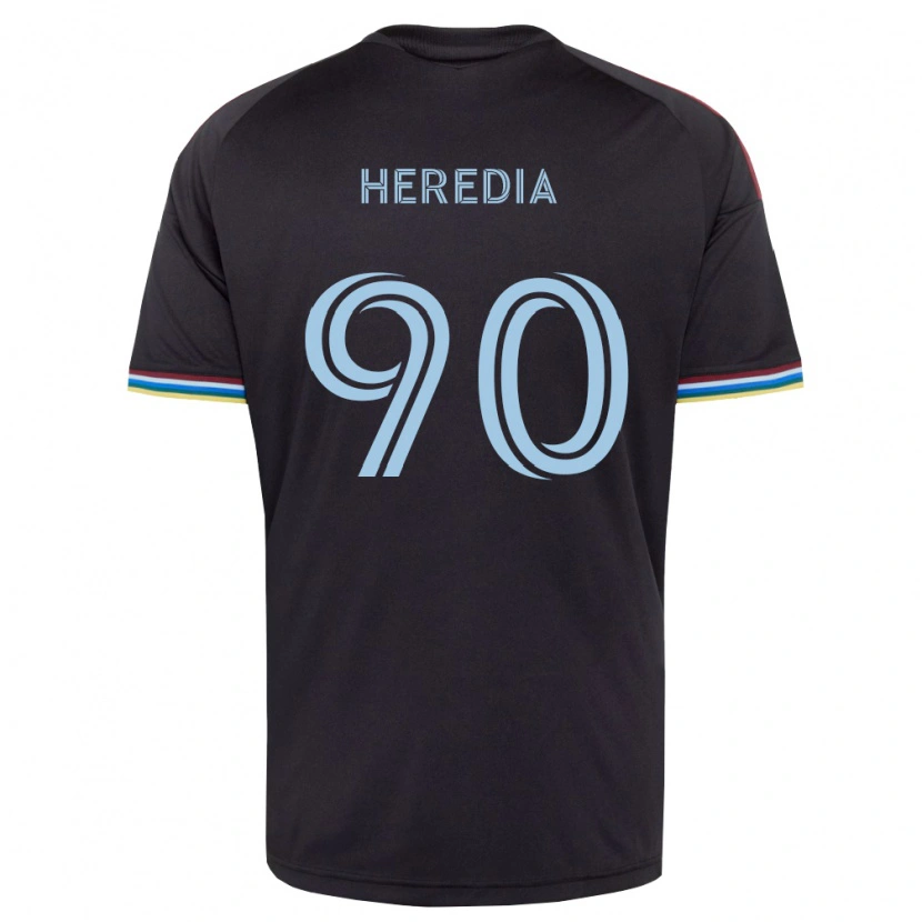 Danxen Mulher Camisola Edgar Heredia #90 Preto Azul Celeste Principal 2026/27 Camisa Brasil