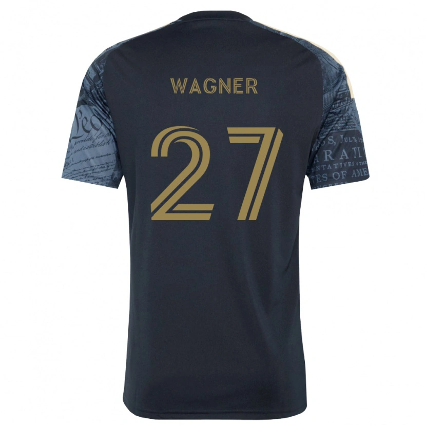Danxen Mulher Camisola Kai Wagner #27 Azul Marinho Marrom Principal 2026/27 Camisa Brasil