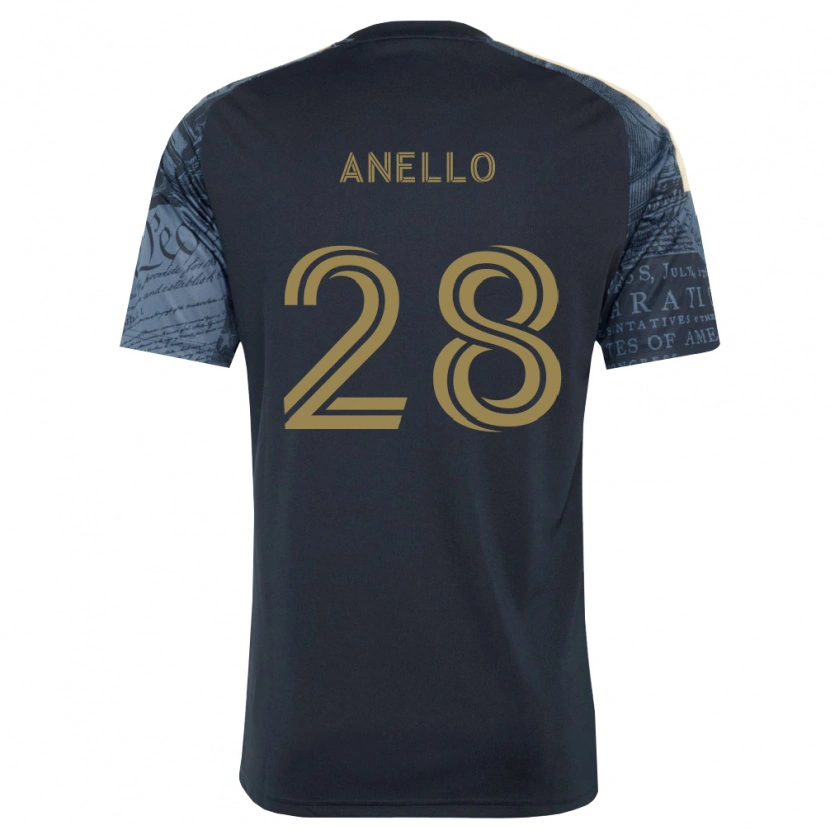 Danxen Mulher Camisola Agustín Anello #28 Azul Marinho Marrom Principal 2026/27 Camisa Brasil
