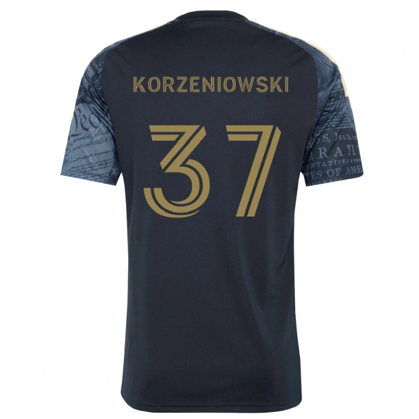 Danxen Mulher Camisola Stas Korzeniowski #37 Azul Marinho Marrom Principal 2026/27 Camisa Brasil