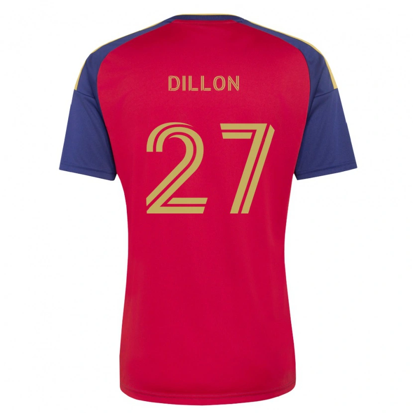 Danxen Mulher Camisola Griffin Dillon #27 Azul Real Marrom Vermelho Principal 2026/27 Camisa Brasil