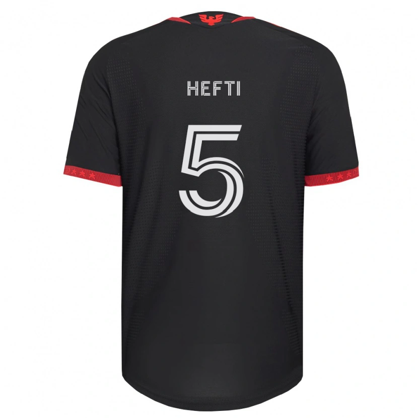 Danxen Mulher Camisola Silvan Hefti #5 Preto Branco Vermelho Principal 2026/27 Camisa Brasil