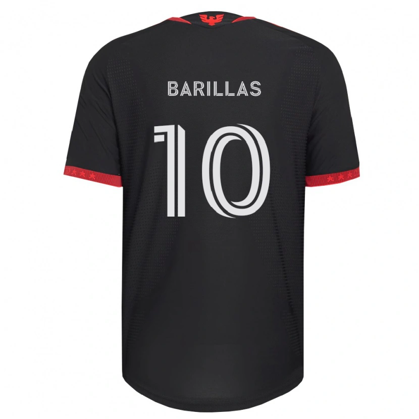 Danxen Mulher Camisola Mayson Barillas #10 Preto Branco Vermelho Principal 2026/27 Camisa Brasil