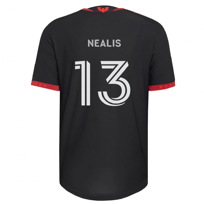 Danxen Mulher Camisola Sean Nealis #13 Preto Branco Vermelho Principal 2026/27 Camisa Brasil