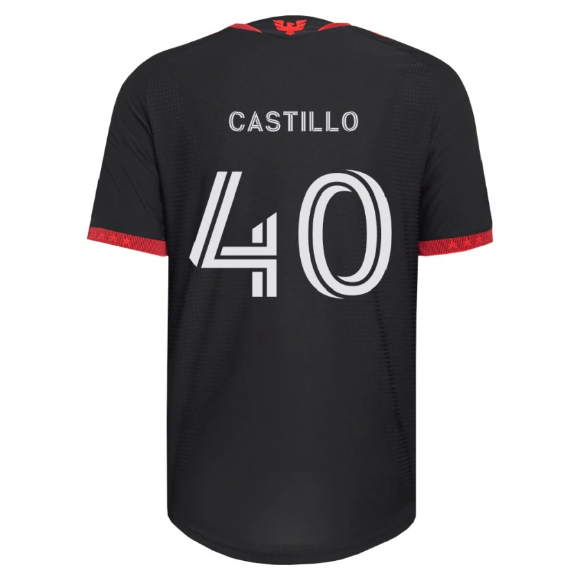 Danxen Mulher Camisola Kamil Castillo #40 Preto Branco Vermelho Principal 2026/27 Camisa Brasil