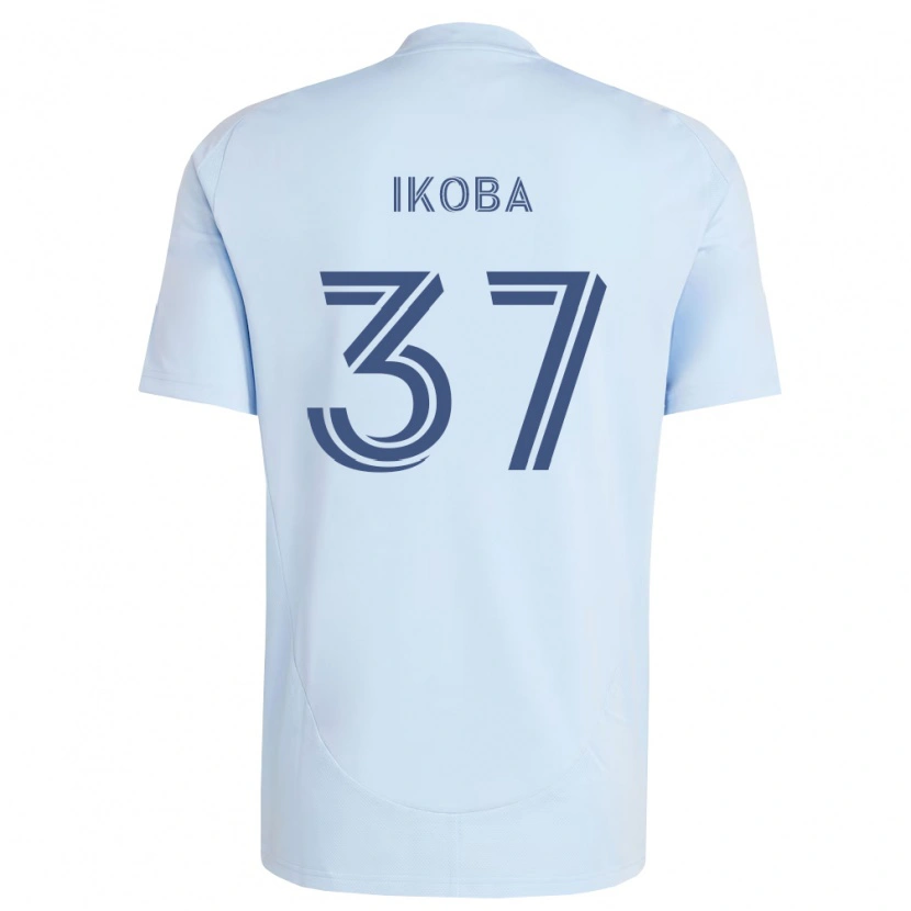 Danxen Mulher Camisola Tega Ikoba #37 Azul Claro Cinza Claro Principal 2026/27 Camisa Brasil
