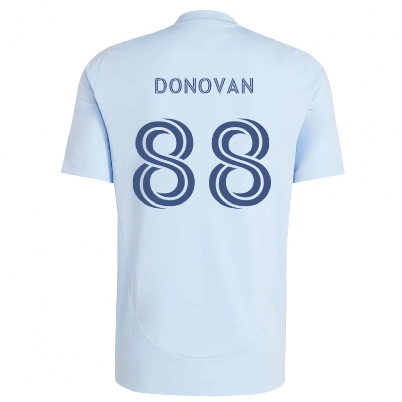 Danxen Mulher Camisola Shane Donovan #88 Azul Claro Cinza Claro Principal 2026/27 Camisa Brasil