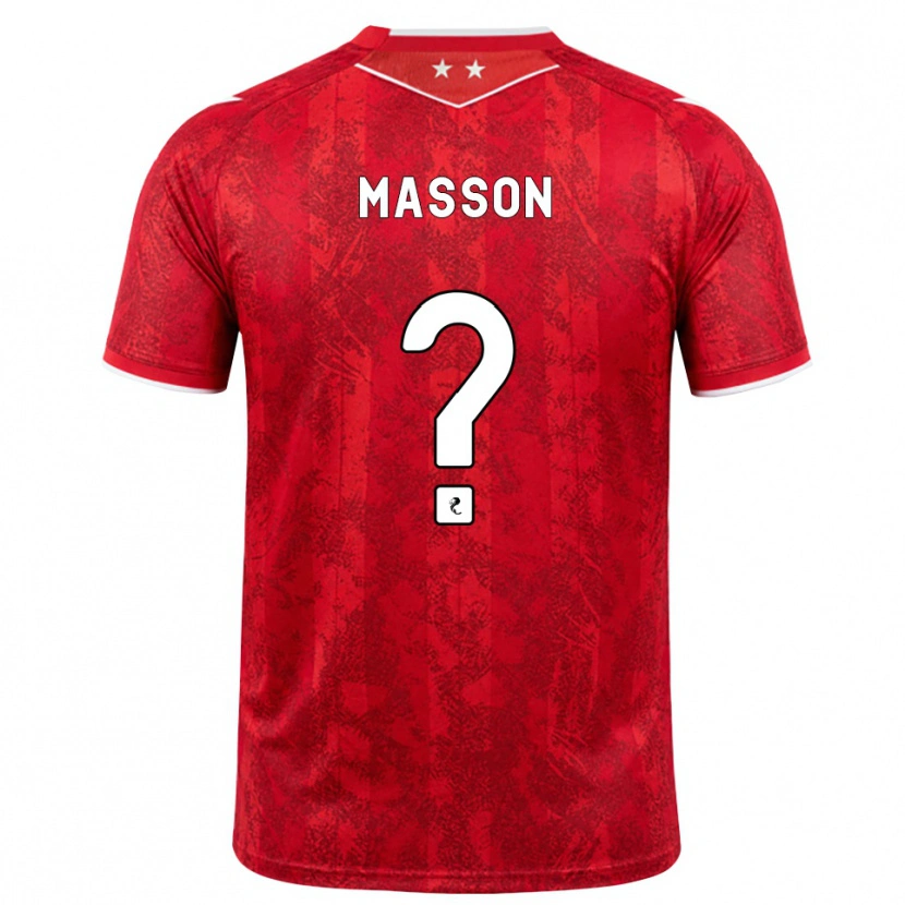 Danxen Mulher Camisola Cooper Masson #0 Vermelho Branco Principal 2026/27 Camisa Brasil