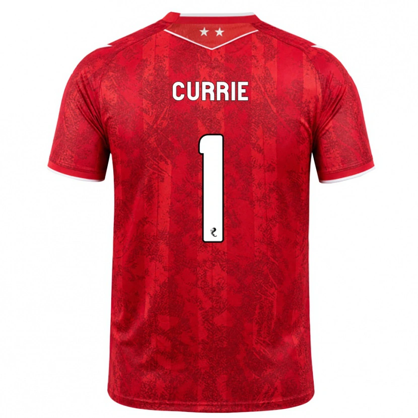 Danxen Mulher Camisola Jennifer Currie #1 Vermelho Branco Principal 2026/27 Camisa Brasil