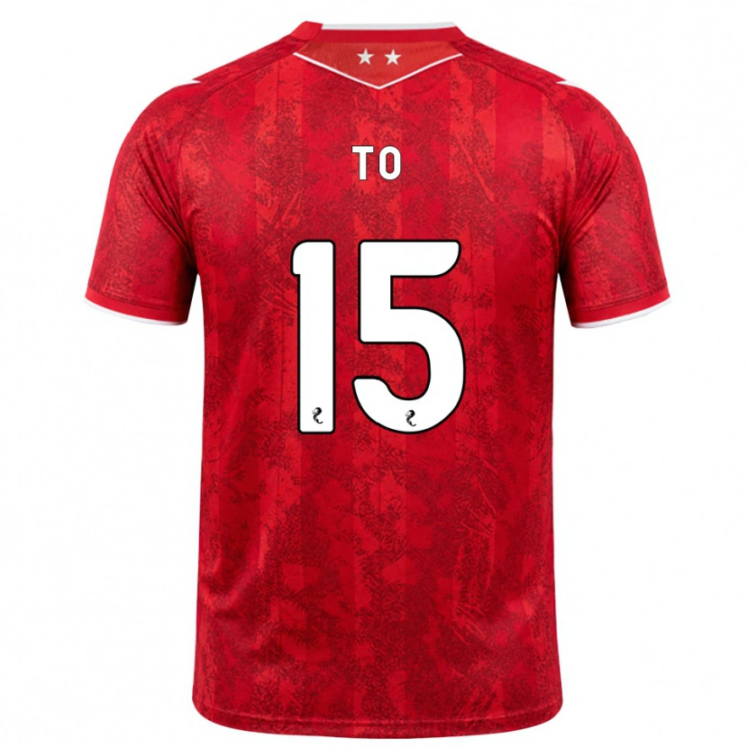 Danxen Mulher Camisola Zack To #15 Vermelho Branco Principal 2026/27 Camisa Brasil