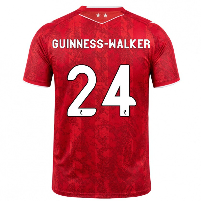 Danxen Mulher Camisola Nesta Guinness-Walker #24 Vermelho Branco Principal 2026/27 Camisa Brasil