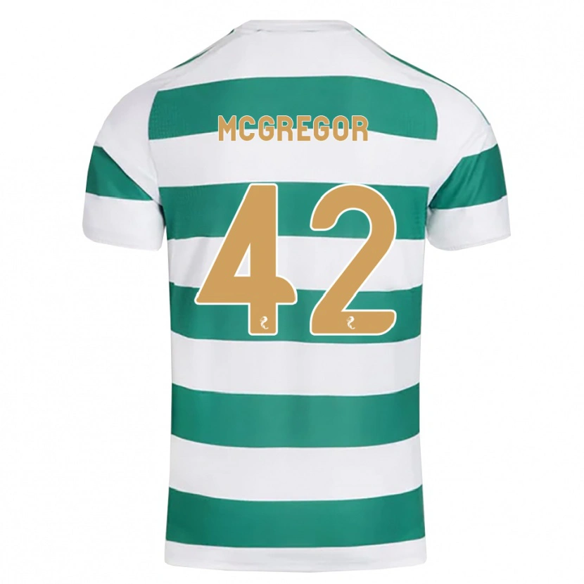 Danxen Mulher Camisola Callum Mcgregor #42 Ciano Escuro Branco Principal 2026/27 Camisa Brasil