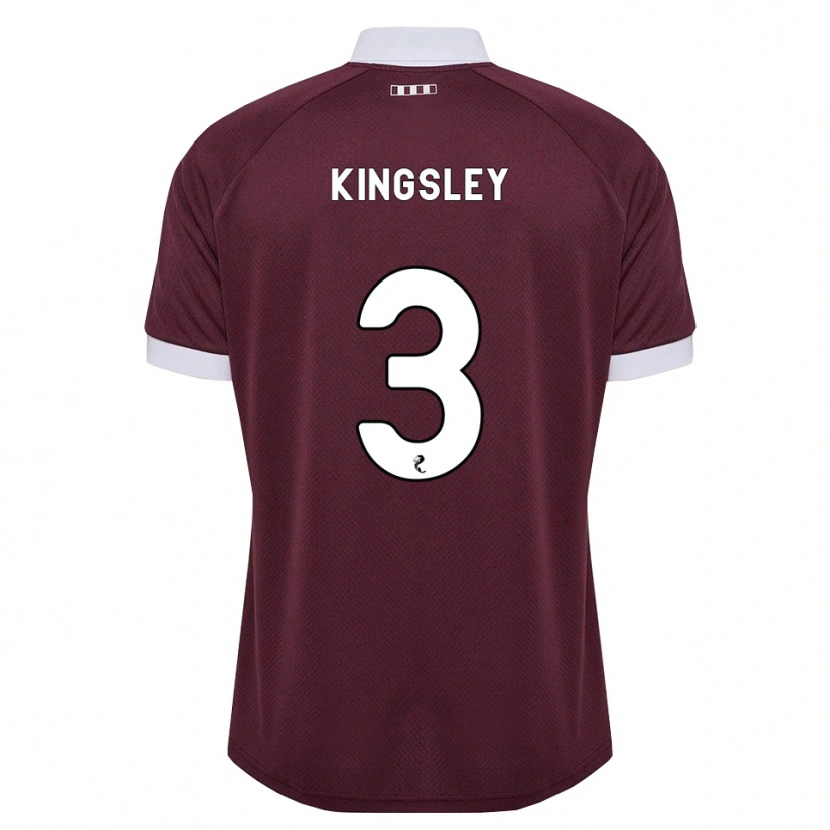 Danxen Mulher Camisola Stephen Kingsley #3 Branco Borgonha Principal 2026/27 Camisa Brasil