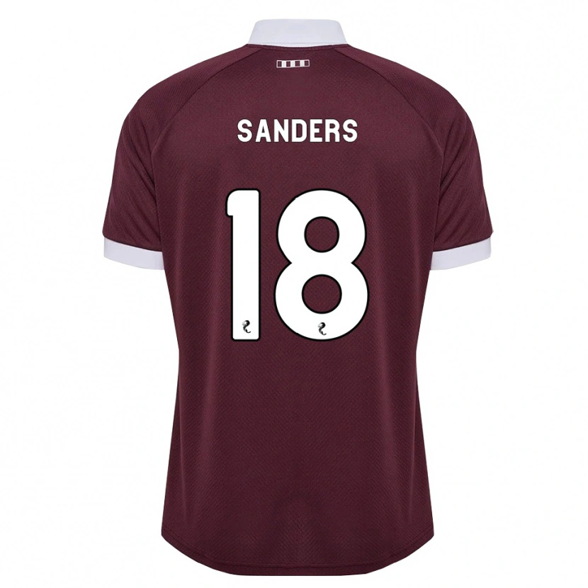 Danxen Mulher Camisola Charlie Sanders #18 Branco Borgonha Principal 2026/27 Camisa Brasil