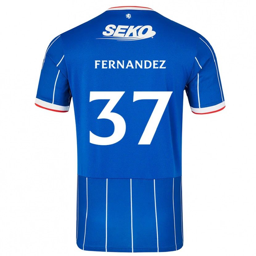 Danxen Mulher Camisola Emmanuel Fernandez #37 Vermelho Azul Branco Principal 2026/27 Camisa Brasil